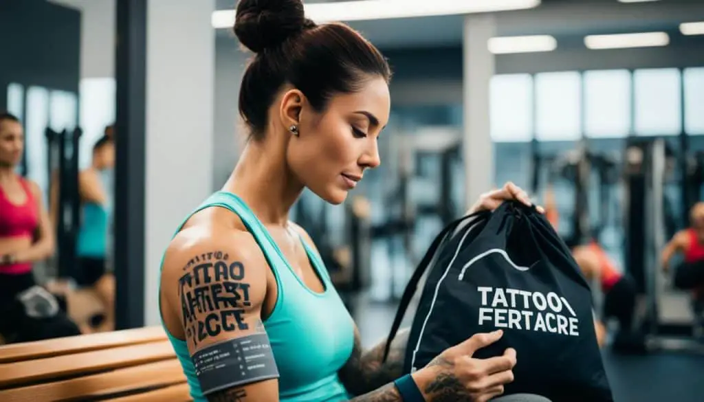 workout guidelines after getting a tattoo