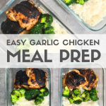 Get ahead on meal prep with our quick and delicious garlic chicken thigh recipe. With just a few simple ingredients, you'll have flavorful lunches or dinners ready in no time!
