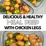 Prepare to tantalize your taste buds with this flavor-packed meal prep recipe! Juicy cayenne pepper chicken drumsticks paired with crispy roasted baby potatoes and broccoli make for a meal prep masterpiece you won't want to miss
