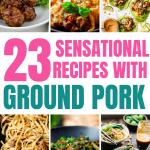 Elevate your culinary experience with our roundup of 23 sensational ground pork recipes. Whether you crave comfort or seek adventurous flavors, these recipes have you covered.