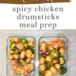 Add some spice to your lunch routine with these mouthwatering cayenne pepper chicken drumsticks! Paired with roasted baby potatoes and broccoli, this meal prep recipe will keep you satisfied and energized throughout the week.
